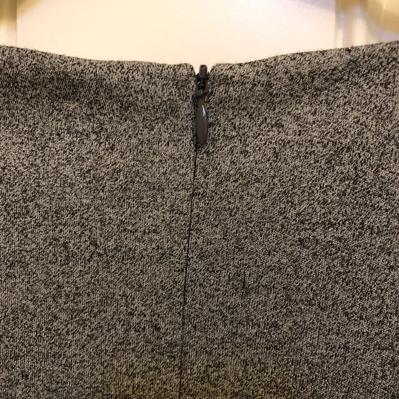 BOSS Hugo Boss Wrap Front knot Sheath Dress Wool Blend S grey cropped sleeve - Picture 5 of 12